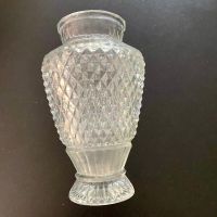 Glasvase, Vintage Diamant Design!