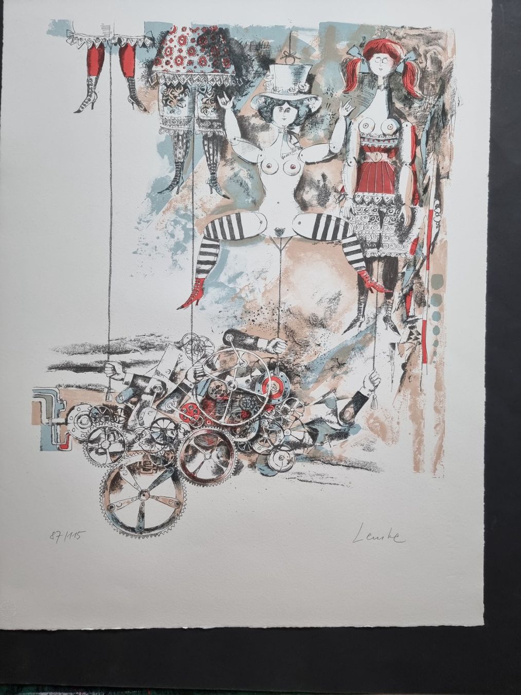 Grafiken & Lithographien: HORST LEMKE LITHORAPHIE SIGNIERT NUMMERIERT – Gebraucht aus Gersau von grafik-kunst 3