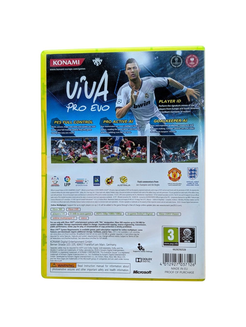 Microsoft Jeux: Pes 2013 Xbox 360 – D'occasion à Domat/Ems par IsseldorsShop 1