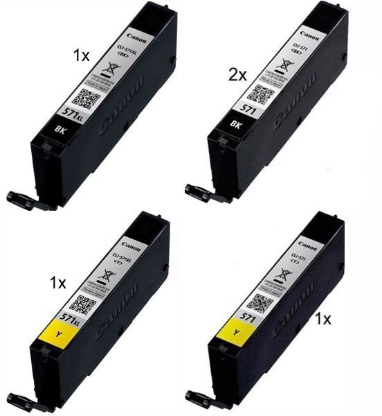 Canon Druckerpatronen & Toner: A1708 Canon CLI-571BK, CLI-571Y – Neu (gemäss Beschreibung) aus Rorschach von DasMussWeg25