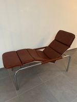 Daybed/ Relax Liege aus braunem Kunstleder