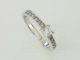 Pavé Stil Silberring (925)