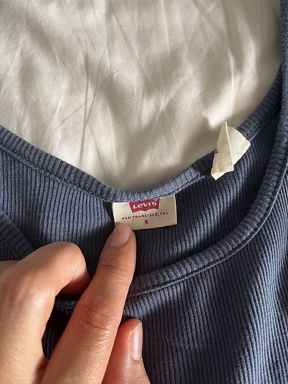 Top: Levis Tank Top blau S – Usato da Zürich venduto da ali_v7f7 2