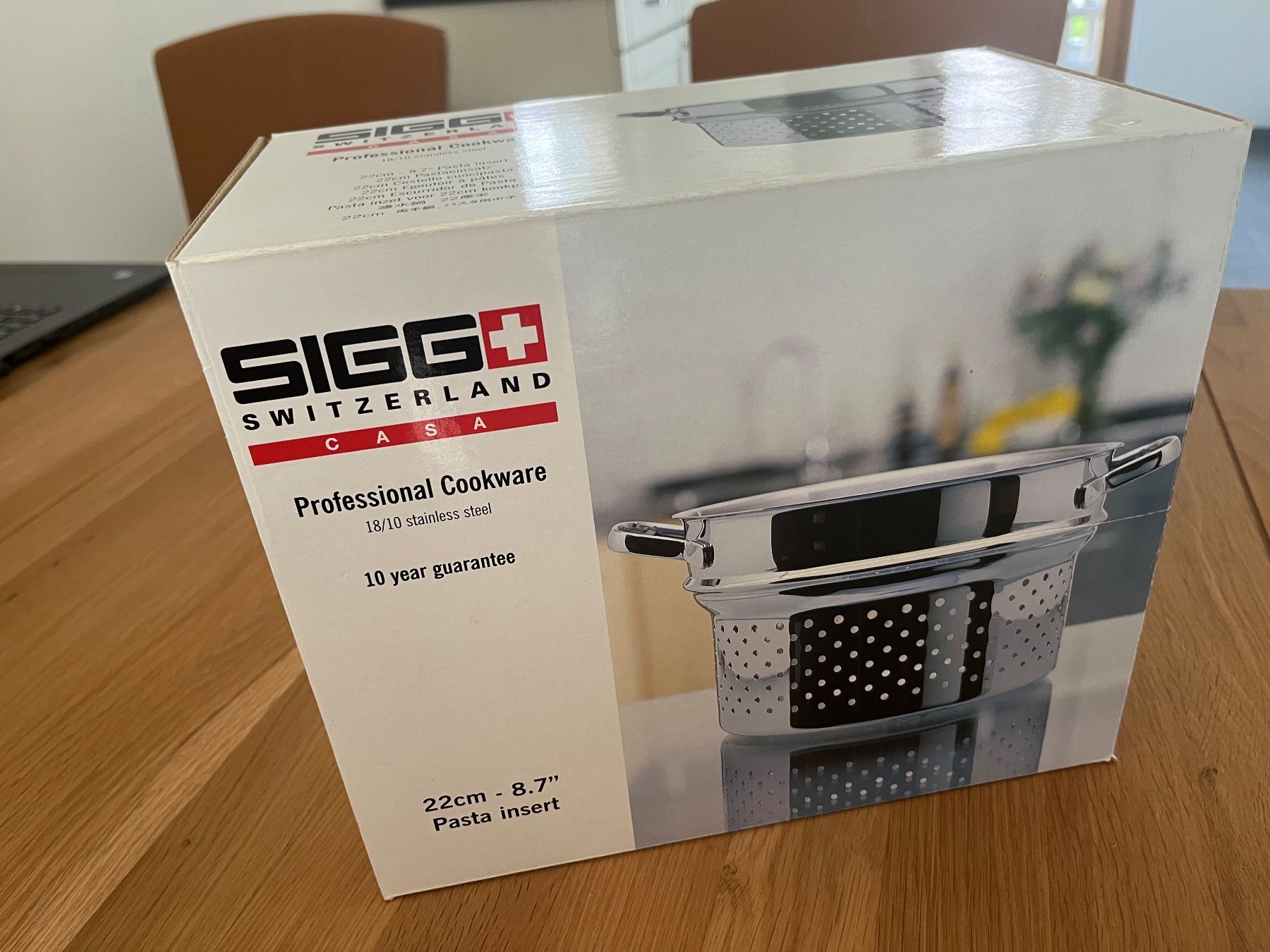 Sigg Pentole: Sigg Casa Pasta Einsatz 22cm Neuwertig & Originalverpackt – Nuovo (secondo la descrizione) da Unterterzen venduto da Siola4