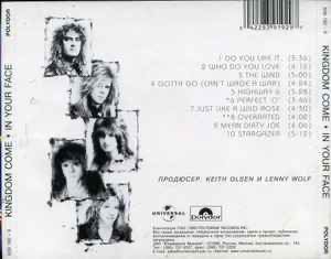 CD: Kingdom Come – In Your Face – Usato da Thayngen venduto da doncorvetto 1