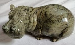 Nilpferd sehr schönes  Nilpferd / Speckstein