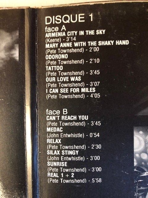 Dischi in vinile: Who – Usato da Aarwangen venduto da Jukebox3 3