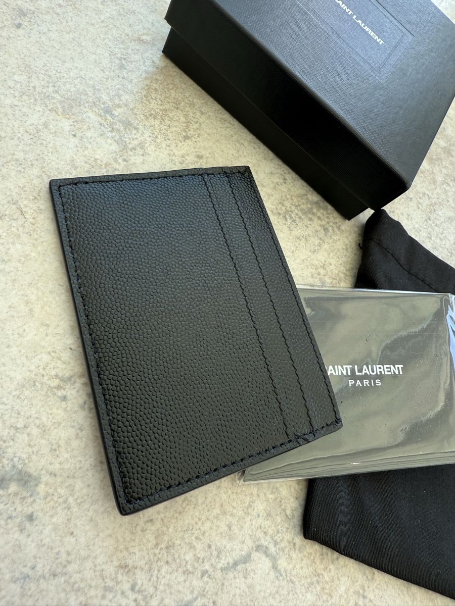 Saint Laurent Portafogli: Saint Laurent Kartenetui YSL Schwarz NEU – Nuovo (secondo la descrizione) da Ellighausen venduto da privateseller 2