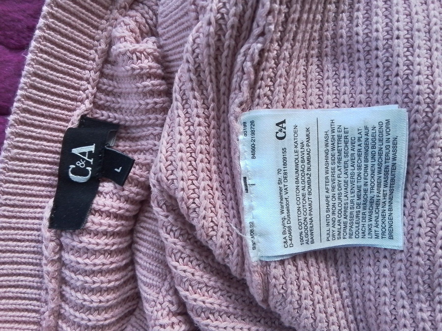 C&A Pulls & Sweat-shirts: C&A Damenpullover Gr.L Rosa Pullover neuwertig – D'occasion à Oberurnen par DVDL 2