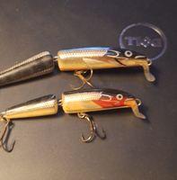 2 leurres de pêche articulés vintage état d'occasion