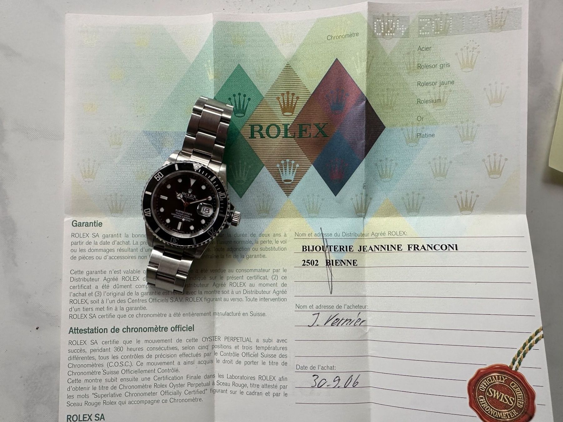 Rolex Montres: ROLEX Submariner Date 2006 – D'occasion à Neunkirch par neunkirch66 3