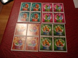 Satz Weihnachten, 2015, FDC + Lose 4erblock ET-o
