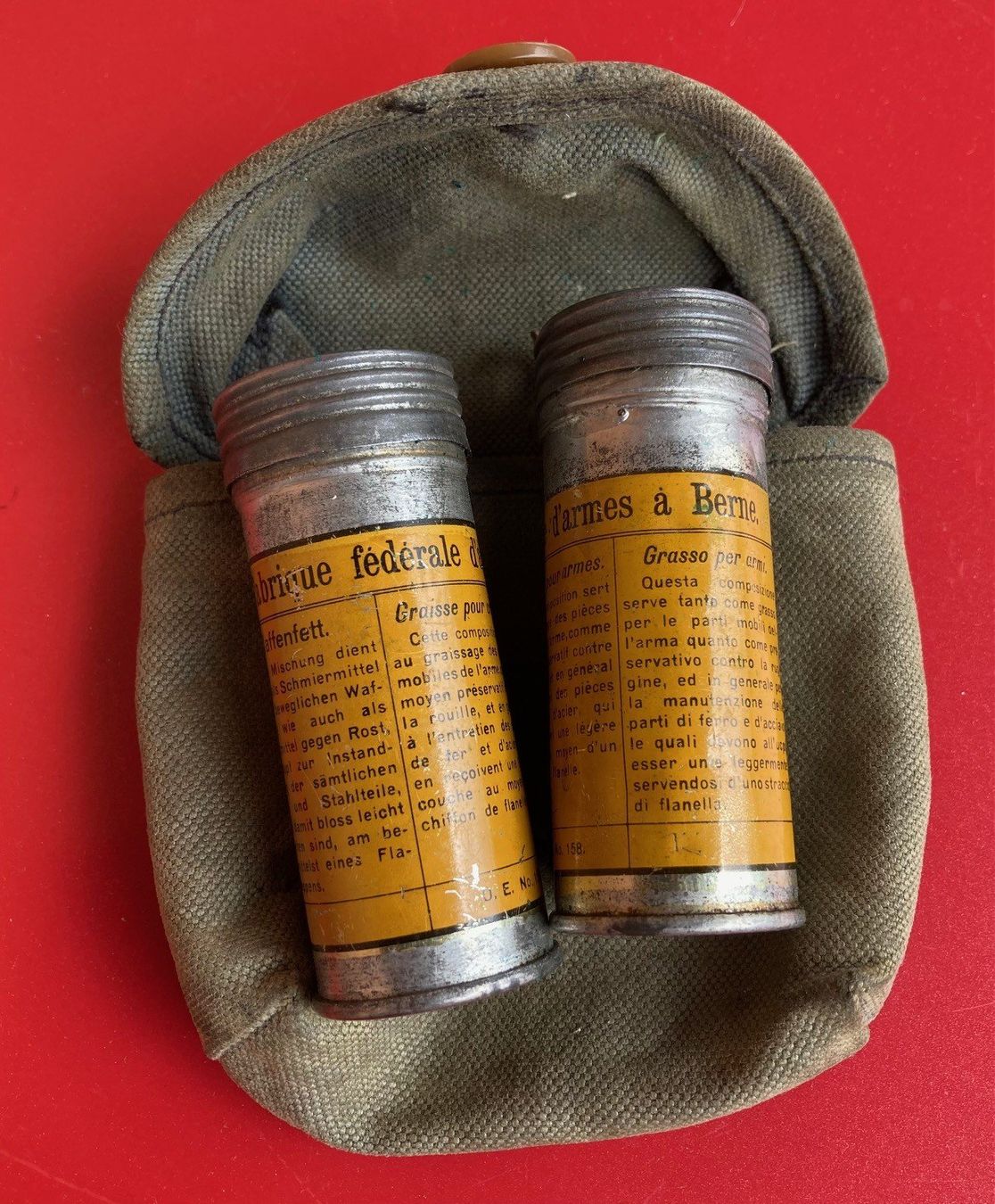 Prodotti di pulizia: Gewehr-Putzzeug CH Armee – Usato da Orselina venduto da Vrenegonde 3