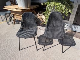 2 Korbstühle