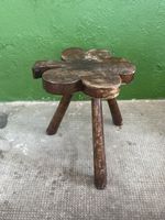 Tabouret brutaliste 1960 / design vintage
