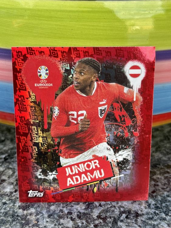 UEFA Euro 2024 Topps Sticker AUT 3 TOPPS Design (Neu (gemäss ...