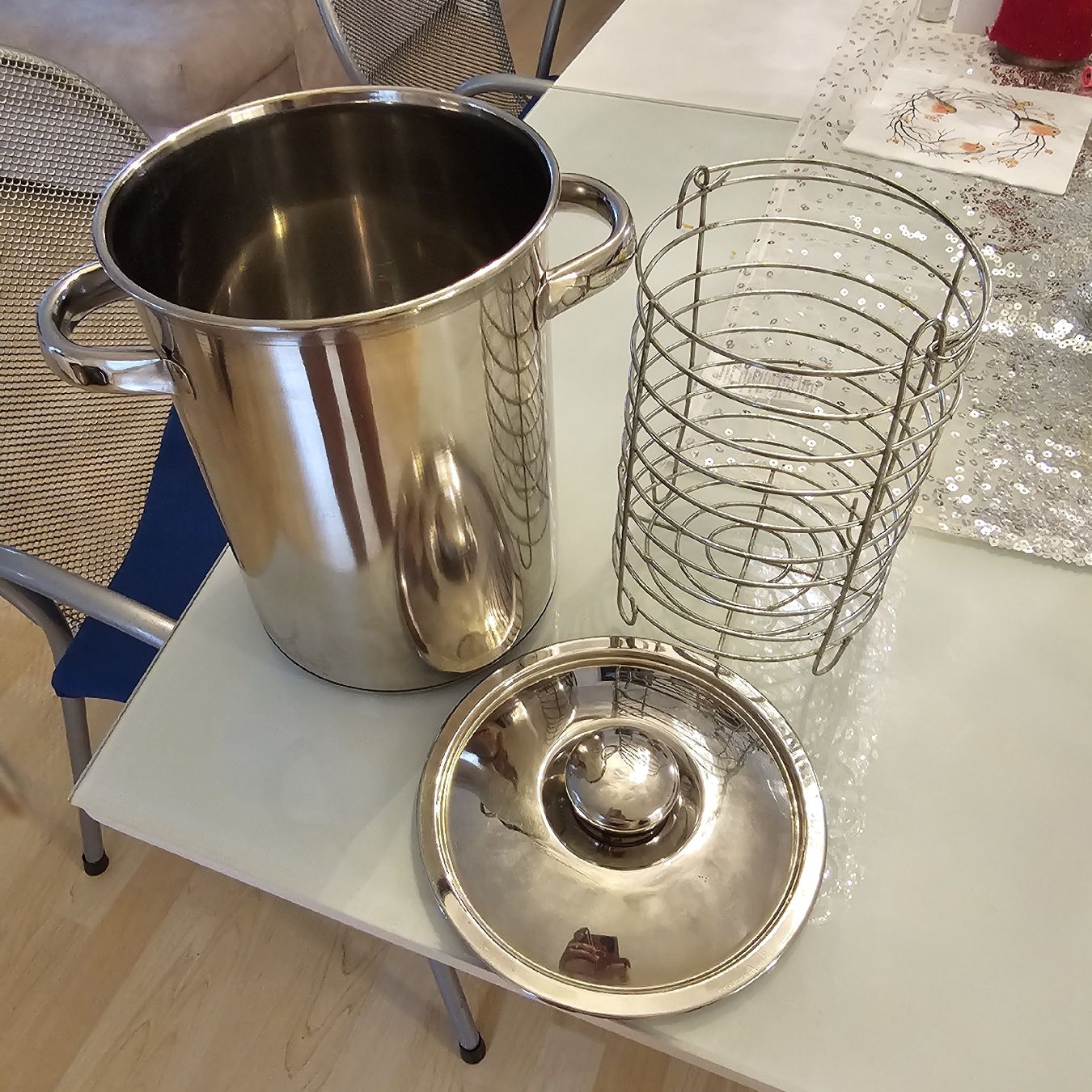 Pfannen: 1 Pfanne und 1 spargel Topf – Gebraucht aus wolfhalden von 46464646 1