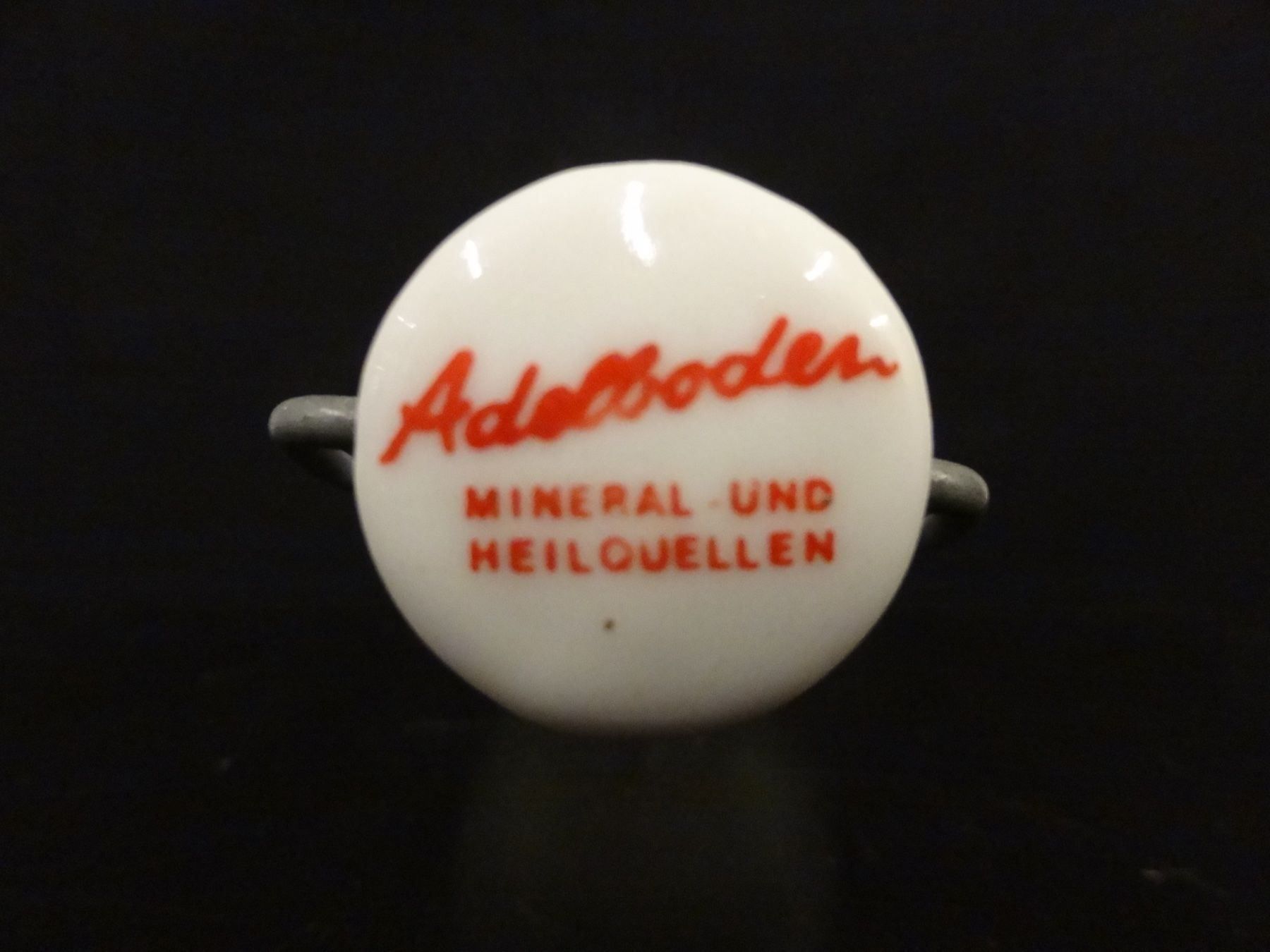 Bicchieri, Caraffe & Bottiglie: alte Flasche ADELBODNER ORANGE FIN 1962 – Usato da Kerzers venduto da Flaschenposten 5