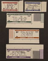 Mexiko 1966 Vor-Olympia Satz MNH Postfrisch Diego Rivera Bog