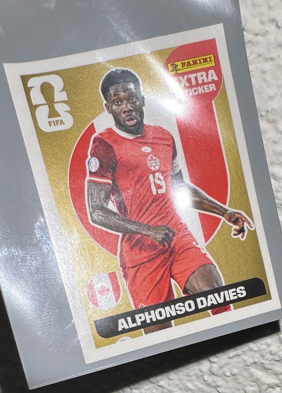 Panini Carte collezionabili: Panini Extra Sticker GOLD CAN Alphonso Davies – Nuovo (secondo la descrizione) da Kappel SO venduto da A.A.T 1