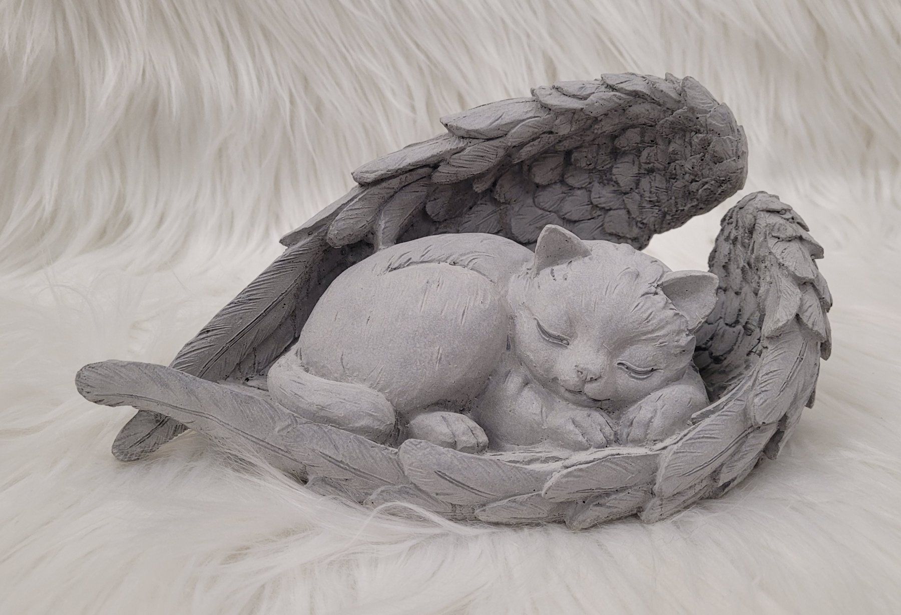 Tutte le decorazioni: Beton Katzen Engel (handgemacht) – Nuovo e nell'imballaggio originale da Wohlen AG venduto da BetonPapierUpcycling 8