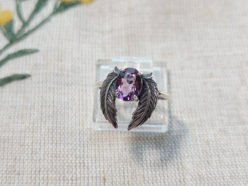 Anelli: NEW - S925 Amethyst Ring (Adjustable) – Nuovo (secondo la descrizione) da Zürich venduto da cin_wcf6