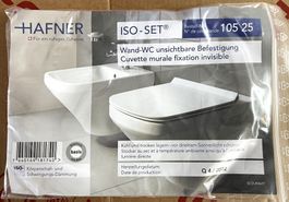 HAFNER ISO-SET(105 25) Wand-WC unsichtbare Befestigung