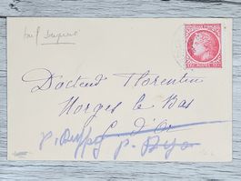 CL06 Enveloppe + Timbre France 19xx