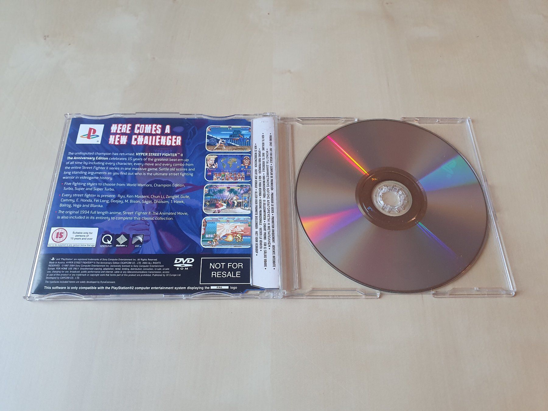 Sony Giochi: Hyper Street Fighter II Promo – Usato da Stansstad venduto da collectorsshop 2