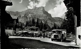 Hotel und Kurhaus GRIESALP mit Postauto BE ca 1950!