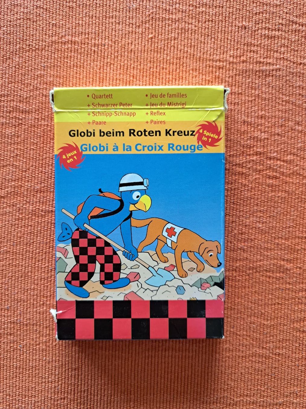 Giochi: Quartett "Globi beim Roten Kreuz" – Usato da Biel-Benken BL venduto da Salomonssiegel