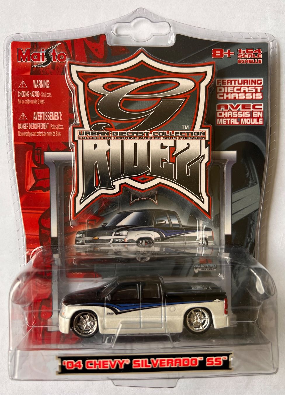 Chevrolet Modellini d'auto: Chevy Silverado SS 2004 (Maisto 1:64) – Nuovo e nell'imballaggio originale da Tramelan venduto da kha_jvd5