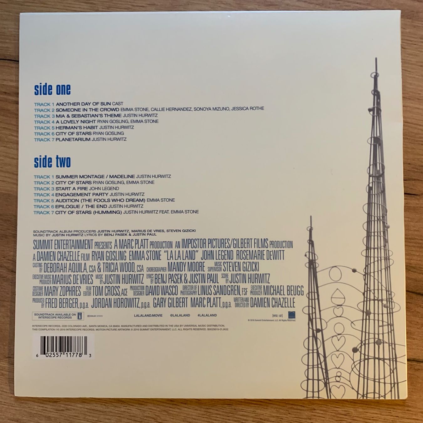 Dischi in vinile: LA LA LAND...OG US 2016...EX/EX – Usato da Gals venduto da Diskopatshop 1