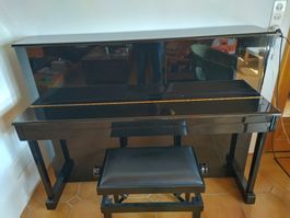 Piano droit Yamaha LU-201C noir brillant