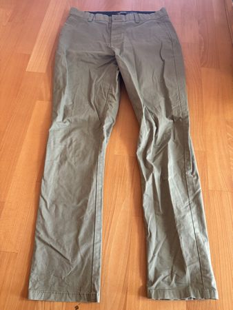Green Pants Slim Fit