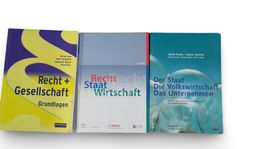 3 Lehrbücher Staat Gesellschaft Volkswirtschaft Recht Justiz