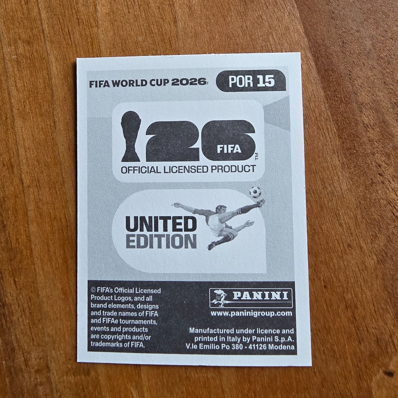 Panini Carte collezionabili: Panini Sticker Ronald POR 15 – Usato da Luzern venduto da Cado12 1