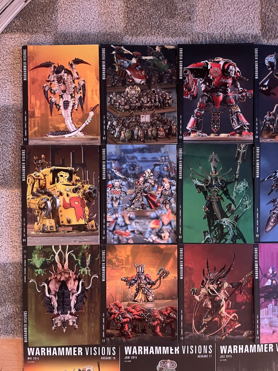 Bücher: Warhammer Vision Ausgabe 1-19 Games Workshop Tapletop – Gebraucht aus Lauterbrunnen von jul_5jfm 1