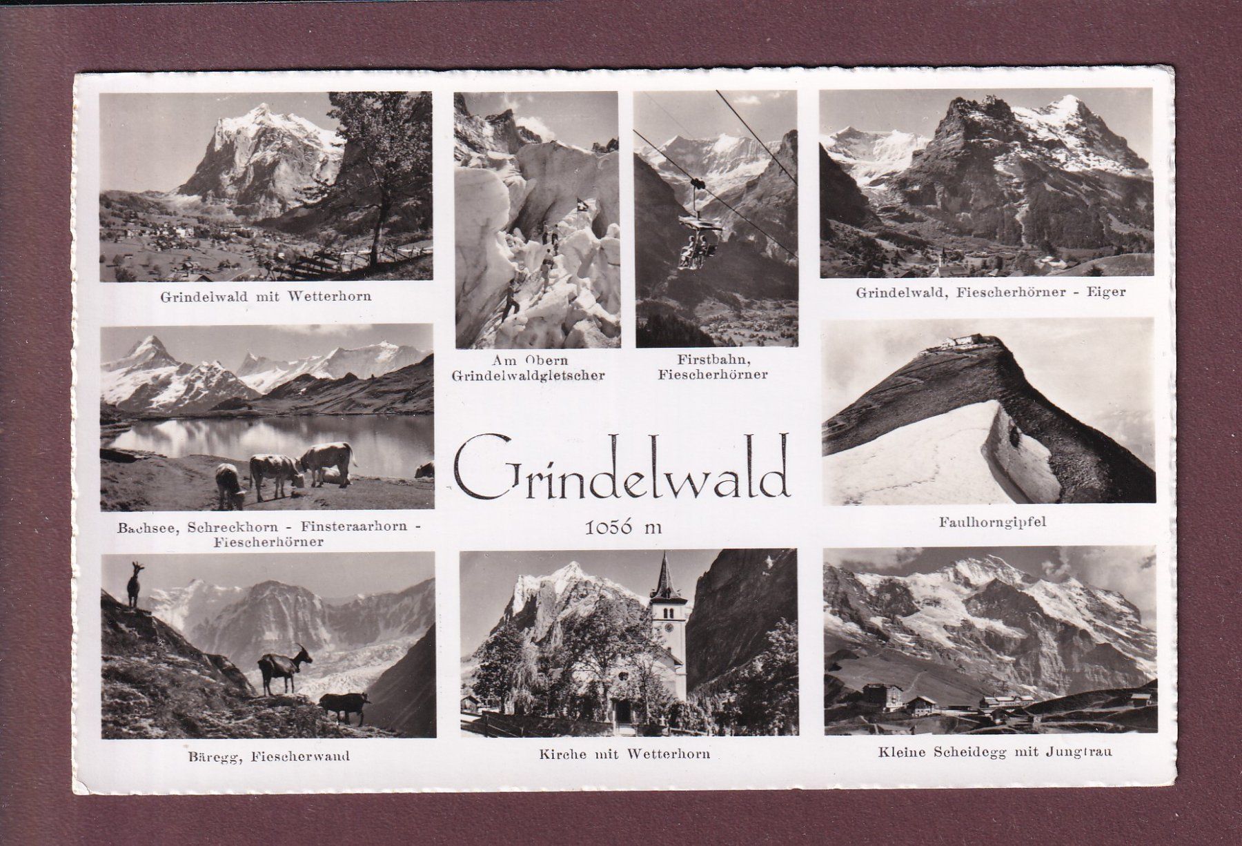 Ansichtskarten: GRINDELWALD - 9 Bilder – Gebraucht aus Pully von nicecards