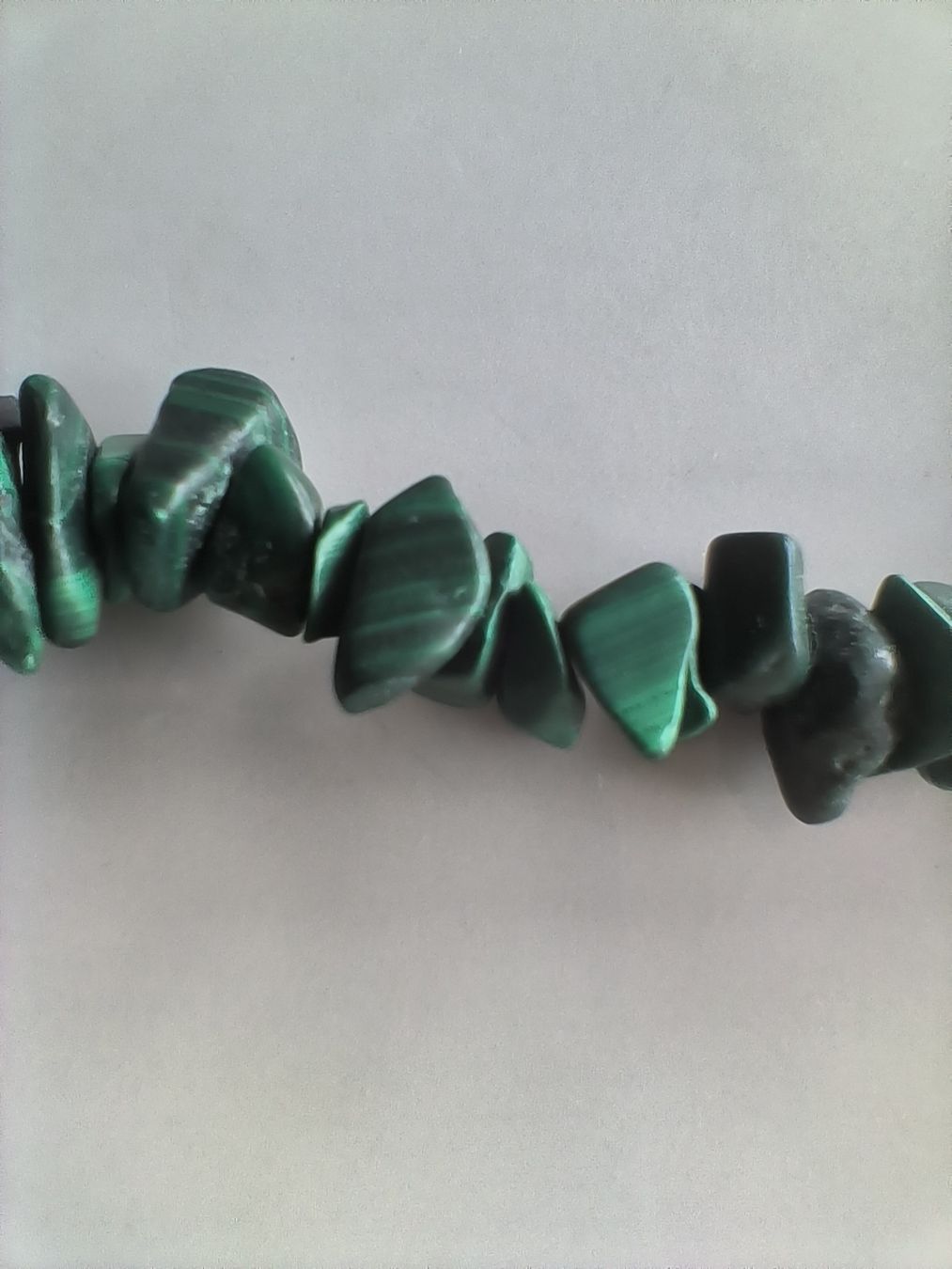 Catenine: Mala-Kette aus Malachit Splitter, Halskette – Usato da Grüt (Gossau ZH) venduto da ser_9hwj 1