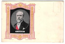 Seiden-AK R. Poincare im Portrait