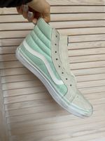 Vans basket chaussures montante 38 claire turquoise