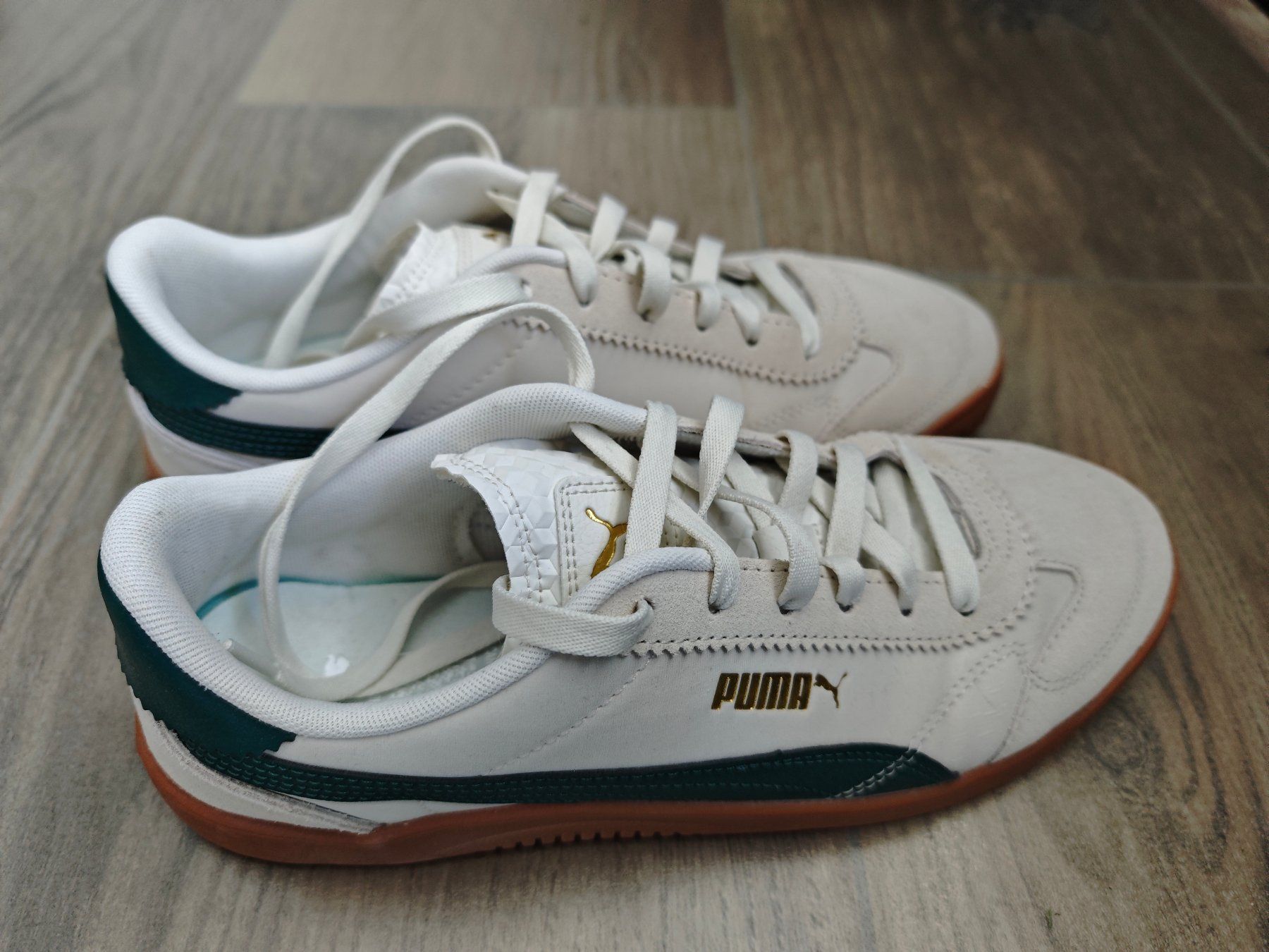 Puma Scarpe da uomo: Puma Sneaker, neuwertig, hellbeige, Grösse ~41 – Nuovo (secondo la descrizione) da Thundorf venduto da Napsty