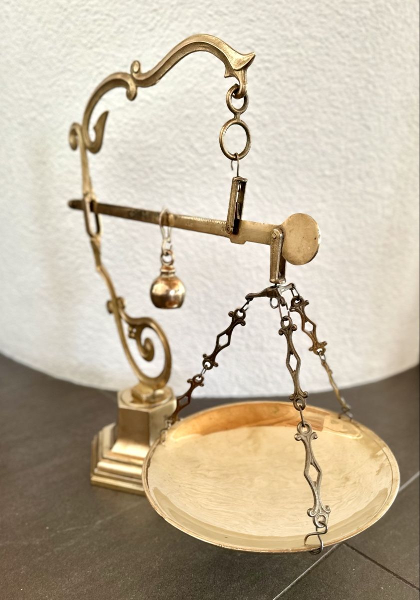 Bilance e pesi: Waage Messing Antik – Usato da Bern venduto da ACR12 6