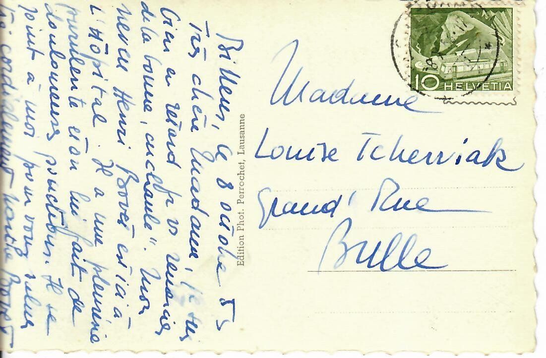 Cartes postales: Billens Spital – D'occasion à Hochdorf par Ziegel-16 1