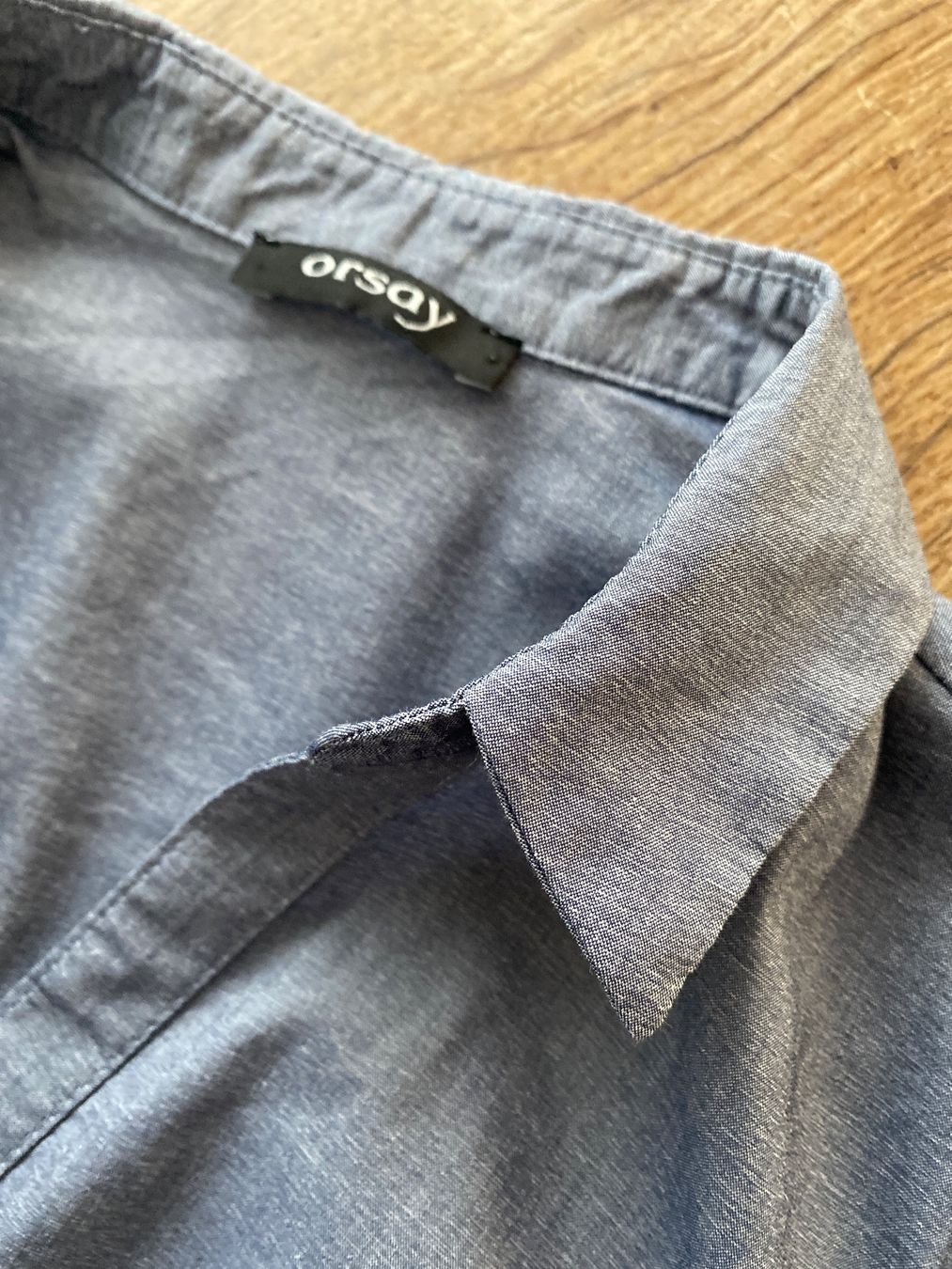 Orsay Camicette: ORSAY HEMD/BLUSE Gr.36/S / tailliert / rauchblau meliert – Usato da Frauenfeld venduto da Boldi46 1
