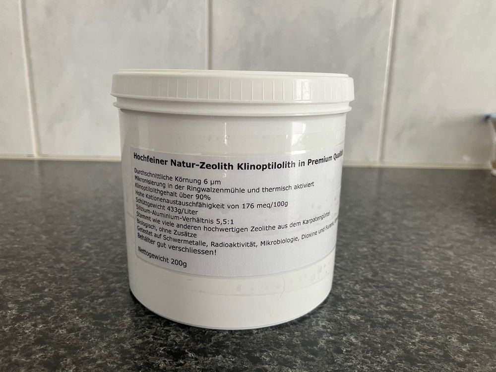 Prodotti di pulizia: Hochfeines Zeolith Pulver in Premium Qualität! 200g, 6µm – Nuovo (secondo la descrizione) da Fulenbach venduto da Artista