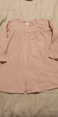 H&M Mädchen Bluse, Grösse 92, rosa, neuwertig für Frühling