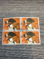 Briefmarke Schweiz Hunde-Motiv, Helvetia 40, Jahr 1983
