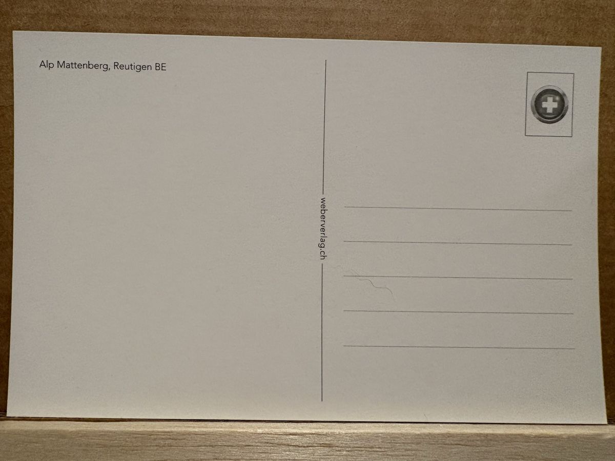 Cartes postales: AK von Alp Mattenberg Reutigen – Neuf (Voir description) à Rümlang par Kartenpost1 1